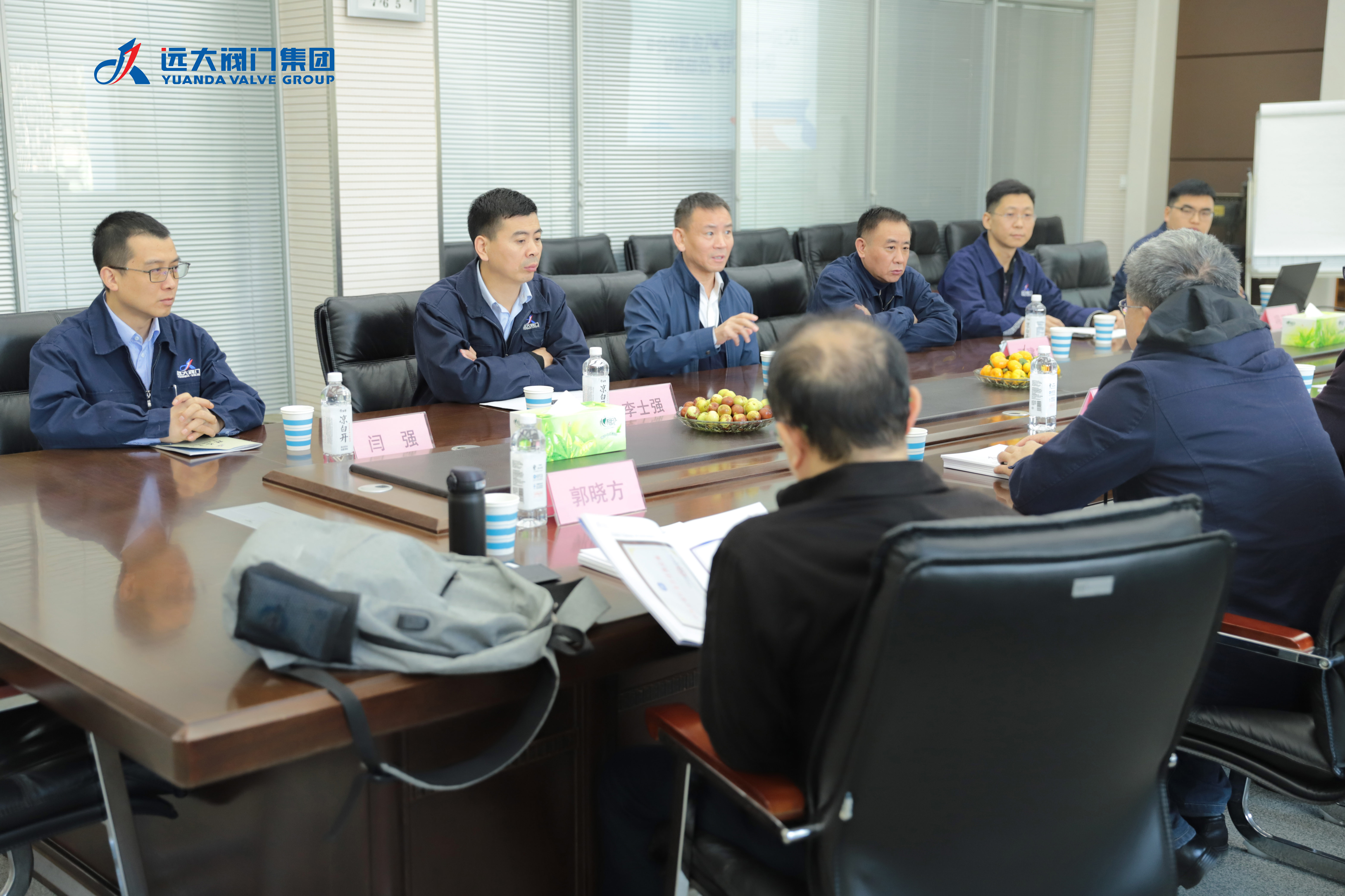 熱烈歡迎中國建筑金屬協(xié)會閥門委員會一行蒞臨參觀考察！